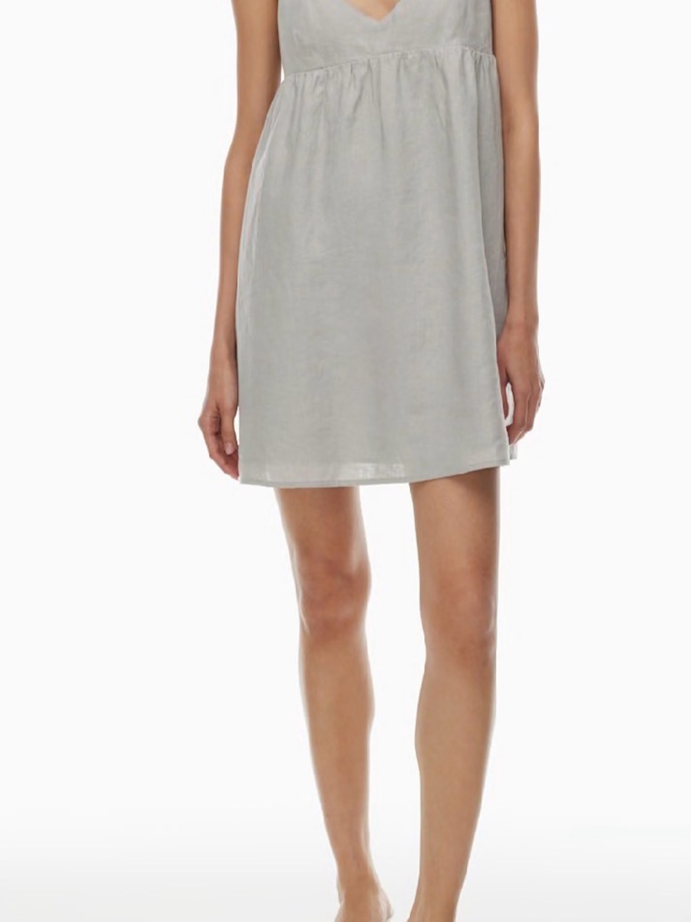 Wilfred Lover Linen Mini Dress from Aritzia White